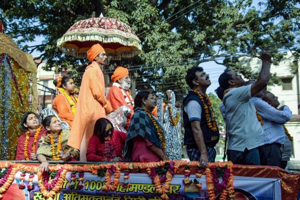 Juna Akhada Naga Sadhus Kumbh Mela Procession