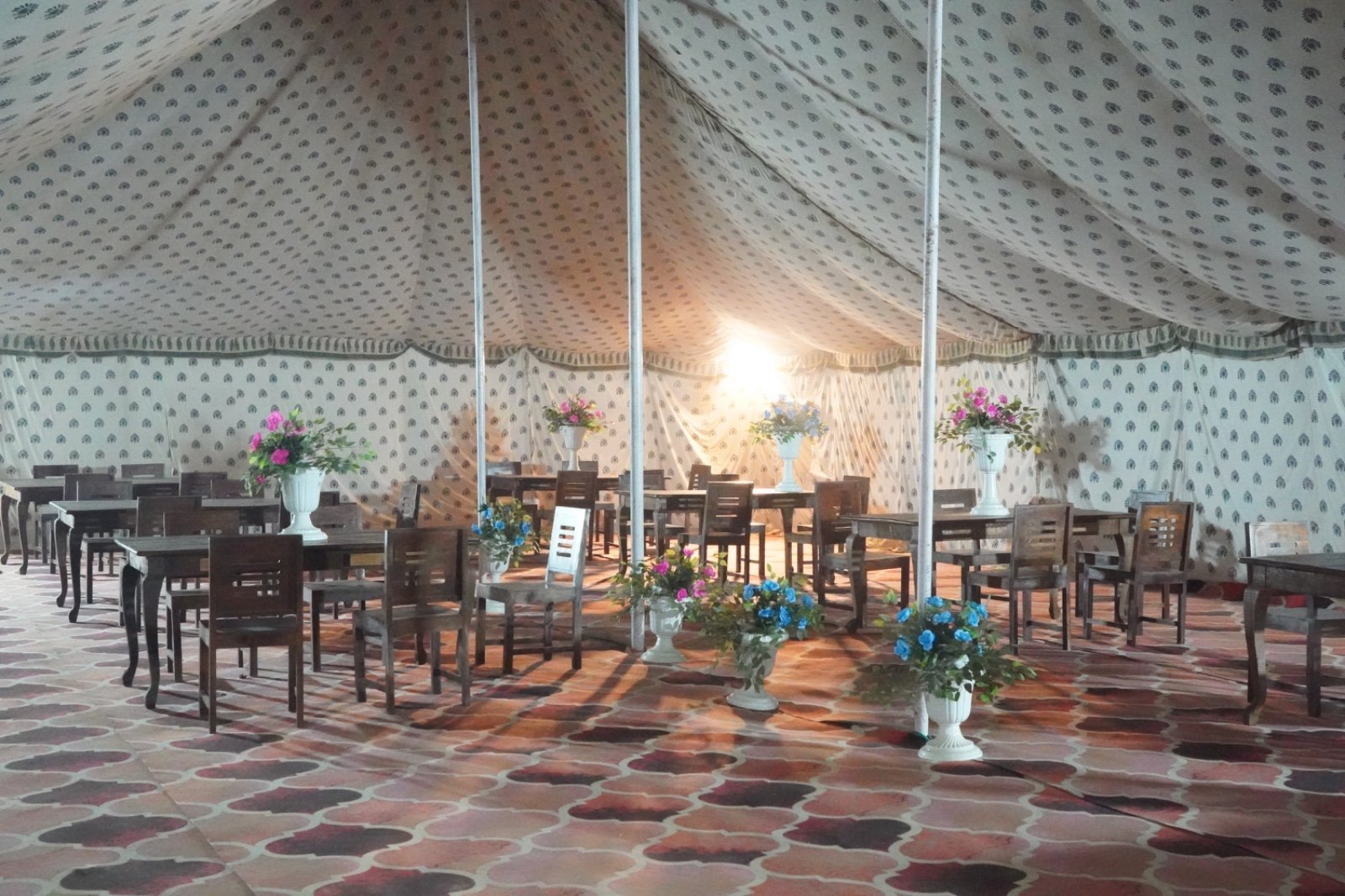 Kumbh Camp Dining and Gathering Pavilion